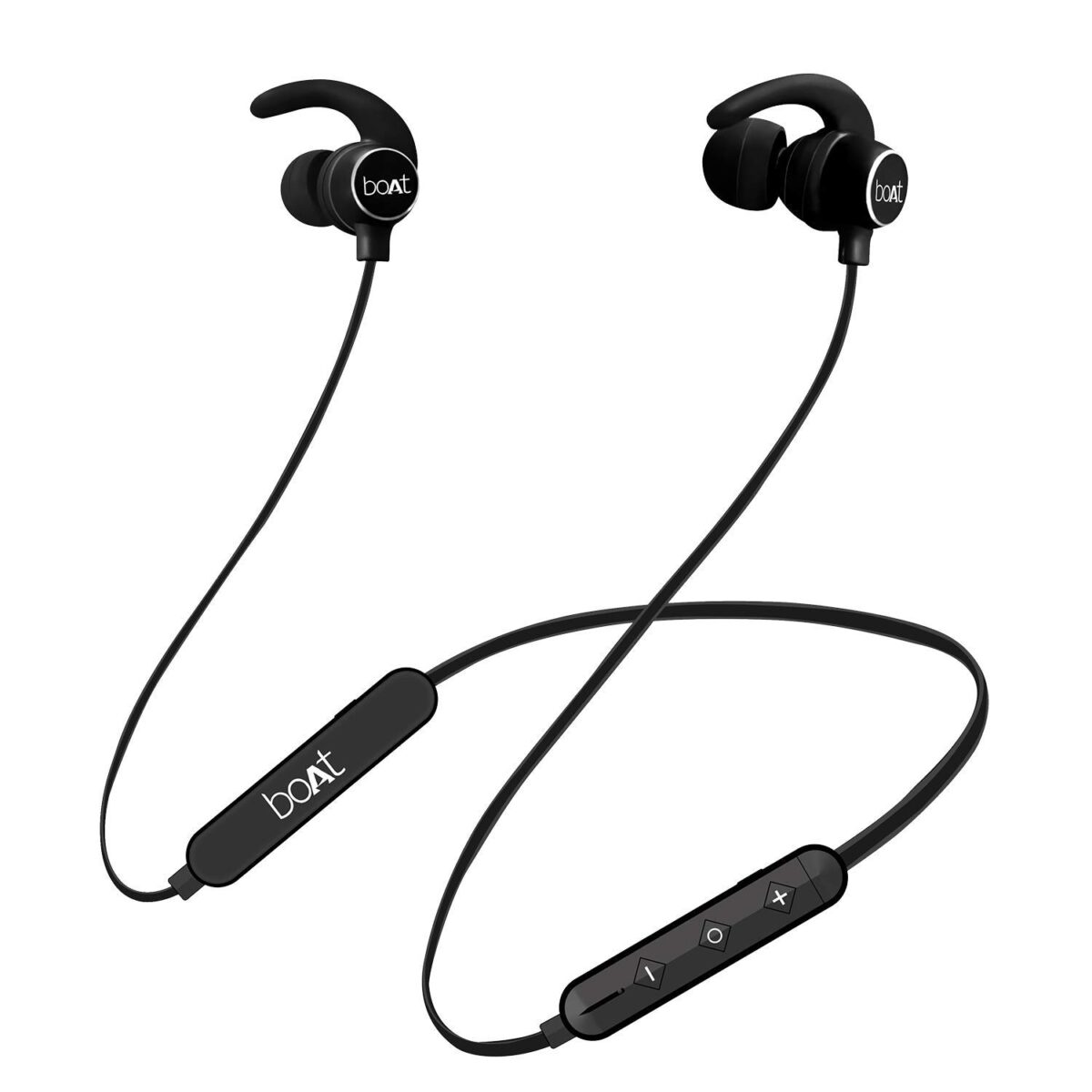 boAt Rockerz 255 Sports Bluetooth Wireless Earphone with Mic (Black) - Image 1