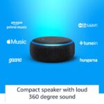 Echo Dot (3rd Gen) – New and improved smart speaker with Alexa (Black) - Image 3