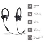 Flybot Wave in-Ear Sport Wireless Bluetooth Earphone Sweatproof (Black) - Image 2