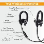 Flybot Wave in-Ear Sport Wireless Bluetooth Earphone Sweatproof (Black) - Image 3
