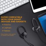 Flybot Wave in-Ear Sport Wireless Bluetooth Earphone Sweatproof (Black) - Image 4