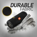 JBL Flip 3 Stealth by Harman Waterproof Portable Bluetooth Speaker (Black) - Image 3