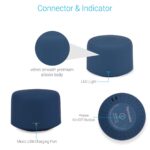 Portronics PICO Bluetooth 5.0 Personal Mini Portable Stereo Speaker with TWS, Crisp, Loud and Clear 3W, Blue - Image 3