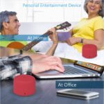 Portronics PICO Bluetooth 5.0 Personal Mini Portable Stereo Speaker with TWS, Crisp, Loud and Clear 3W, Red - Image 7