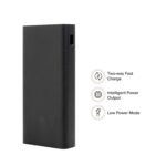 MI 20000mAH Lithium Polymer Power Bank 2i with 18W Fast Charging (Black) - Image 3