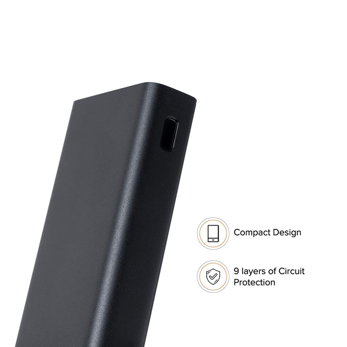 MI 20000mAH Lithium Polymer Power Bank 2i with 18W Fast Charging (Black) - Image 4