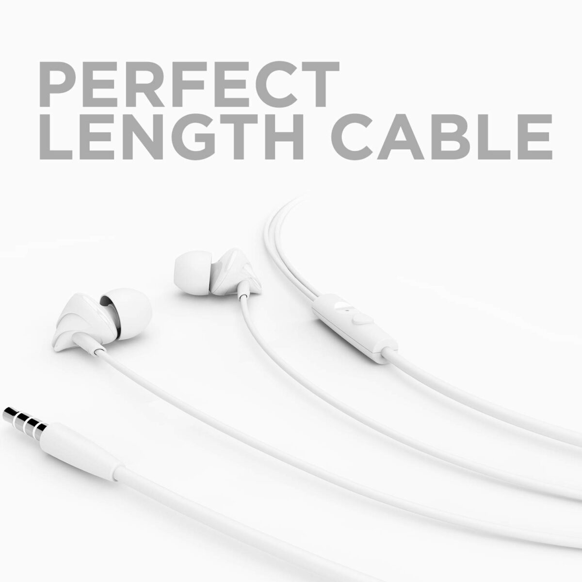 boAt Bassheads 100 Wired Earphones (White) - Image 3