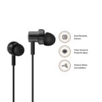 (Open Box) Mi Dual Driver in-Ear Earphones (Black) - Image 2
