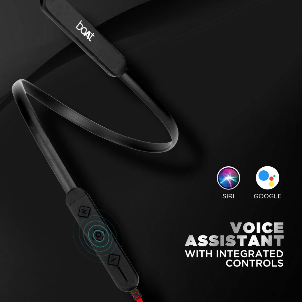 boAt Rockerz 255 Pro Bluetooth Neckband Earphone with Mic (Raging Red) - Image 5