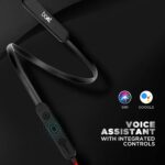 boAt Rockerz 255 Pro Bluetooth Neckband Earphone with Mic (Raging Red) - Image 5
