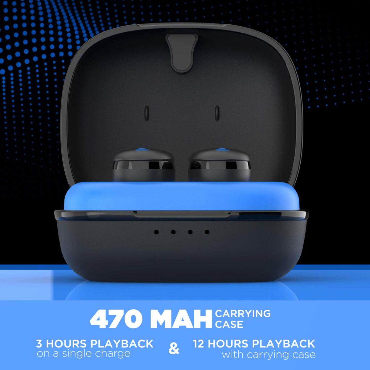 boAt Airdopes 201 Bluetooth Truly Wireless Earbuds with Mic(Furious Blue) - Image 3