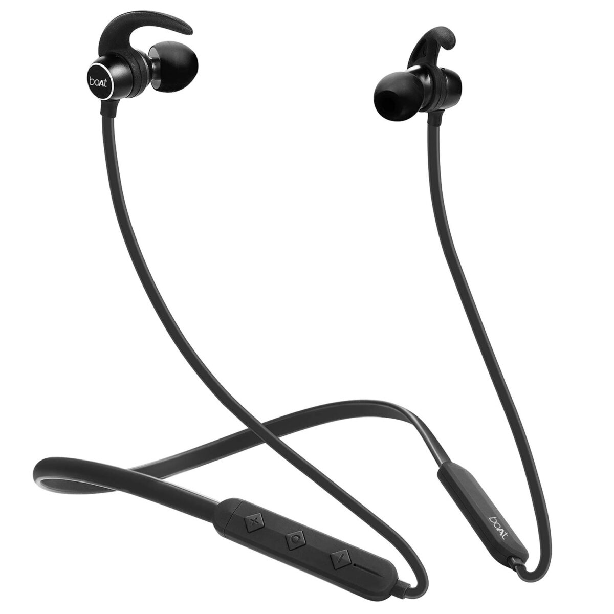 boAt Rockerz 255 Bluetooth Neckband Earphone (Active Black) - Image 1