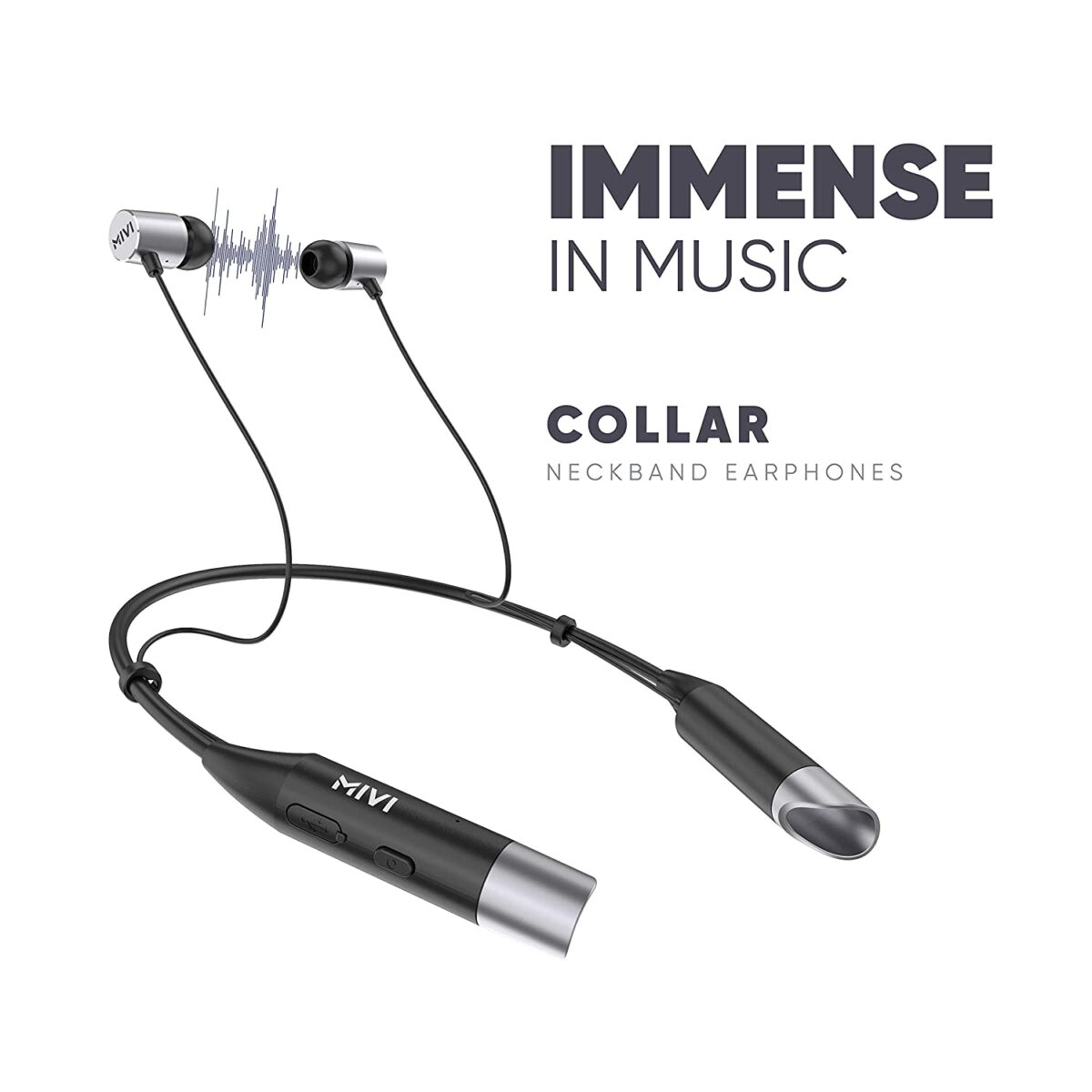 Mivi Collar Wireless Bluetooth 5.0 Neckband - Image 5