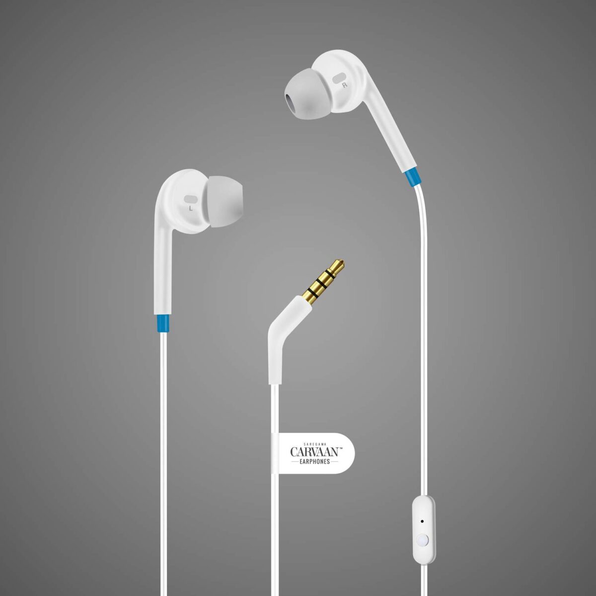 Saregama Carvaan Earphones GX01 with Mic-  (Classic White) - Image 6