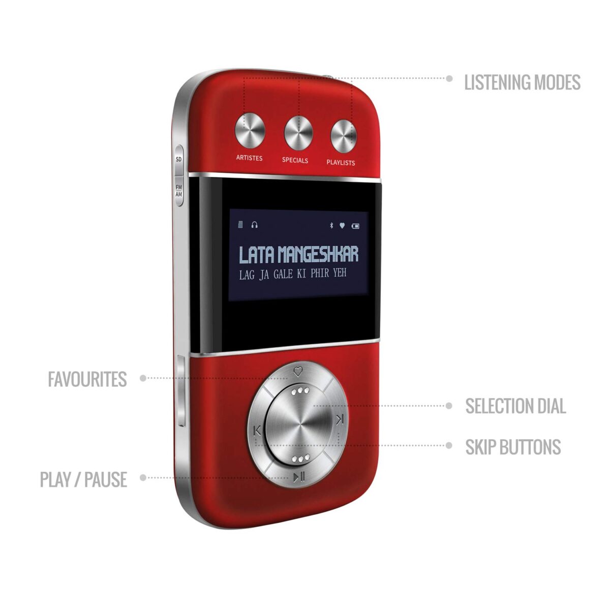 Saregama Carvaan Go 2.0- (Salsa Red) - Image 5