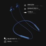 boAt Rockerz 335 Wireless Neckband(Navy Blue) - Image 2