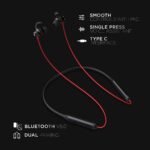 boAt Rockerz 335 Wireless Neckband(Raging Red) - Image 3