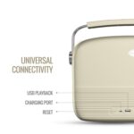 Saregama Carvaan SKU-R20008 Portable Digital Music Player (Porcelain White) with Out Remote - Image 3