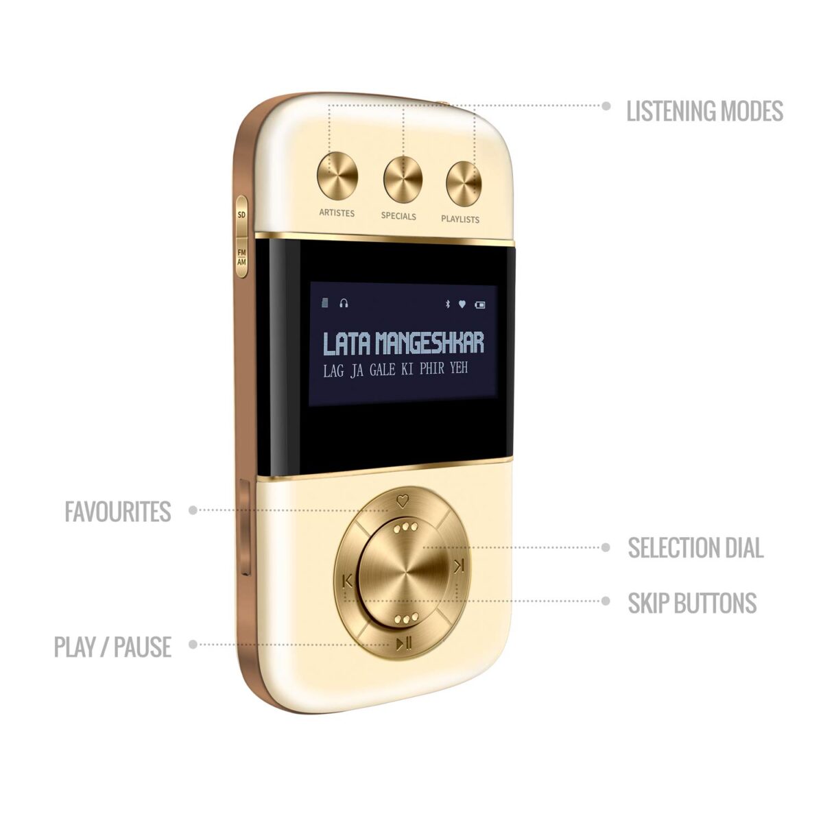 Saregama Carvaan Go Gold-(Champagne Gold) - Image 5
