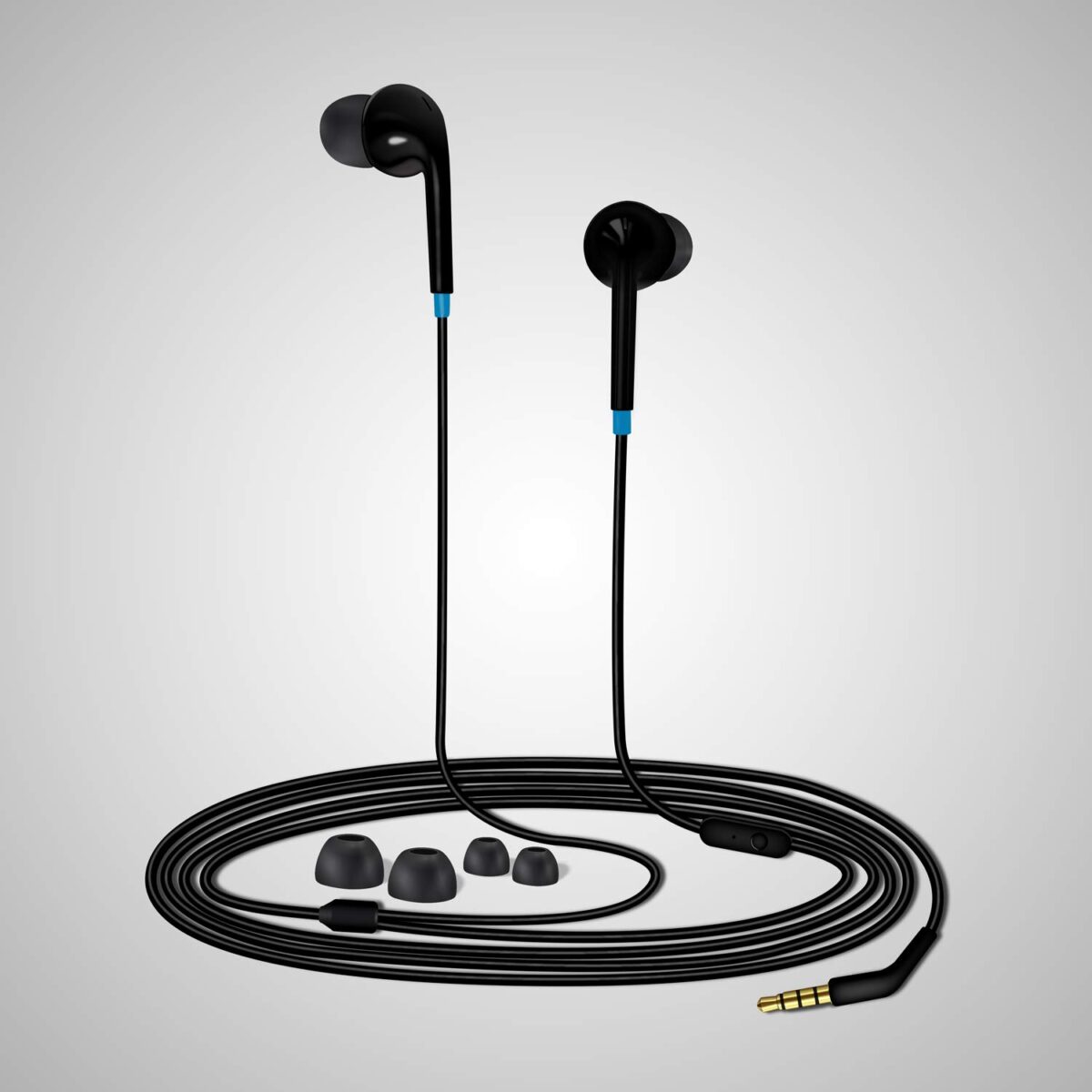 Saregama Carvaan Earphones GX01 with Mic- (Classic Black) - Image 2