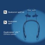 boAt Rockerz 335 Wireless Neckband(Navy Blue) - Image 5