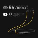 boAt Rockerz 335 Wireless Neckband(Blazing Yellow) - Image 5