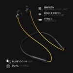 boAt Rockerz 335 Wireless Neckband(Blazing Yellow) - Image 3