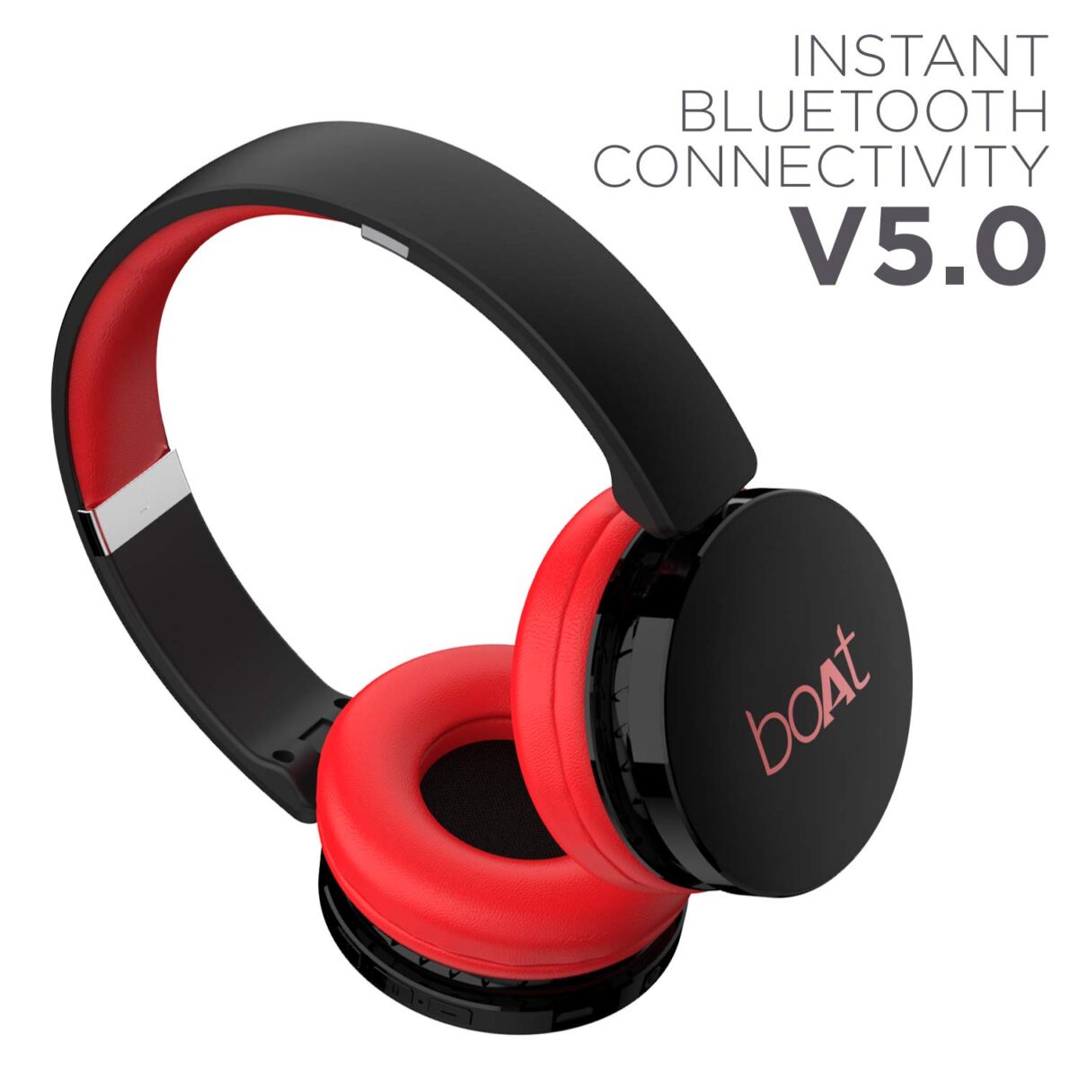 boAt Rockerz 370 Wireless Headphone(Fiery Red) - Image 3