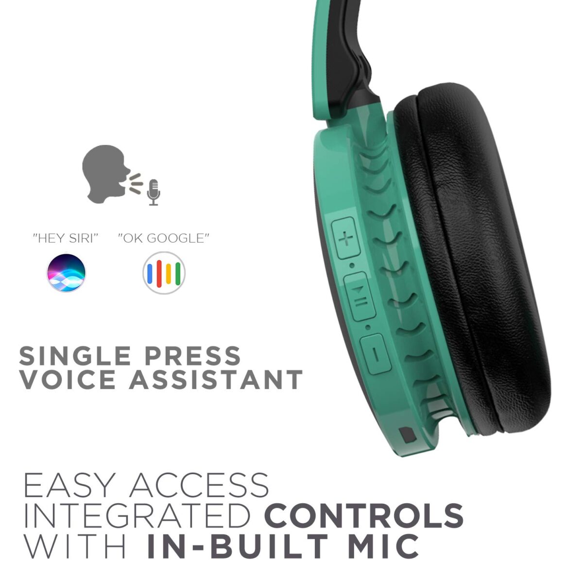 boAt Rockerz 370 Wireless Headphone(Gregarious Green) - Image 4