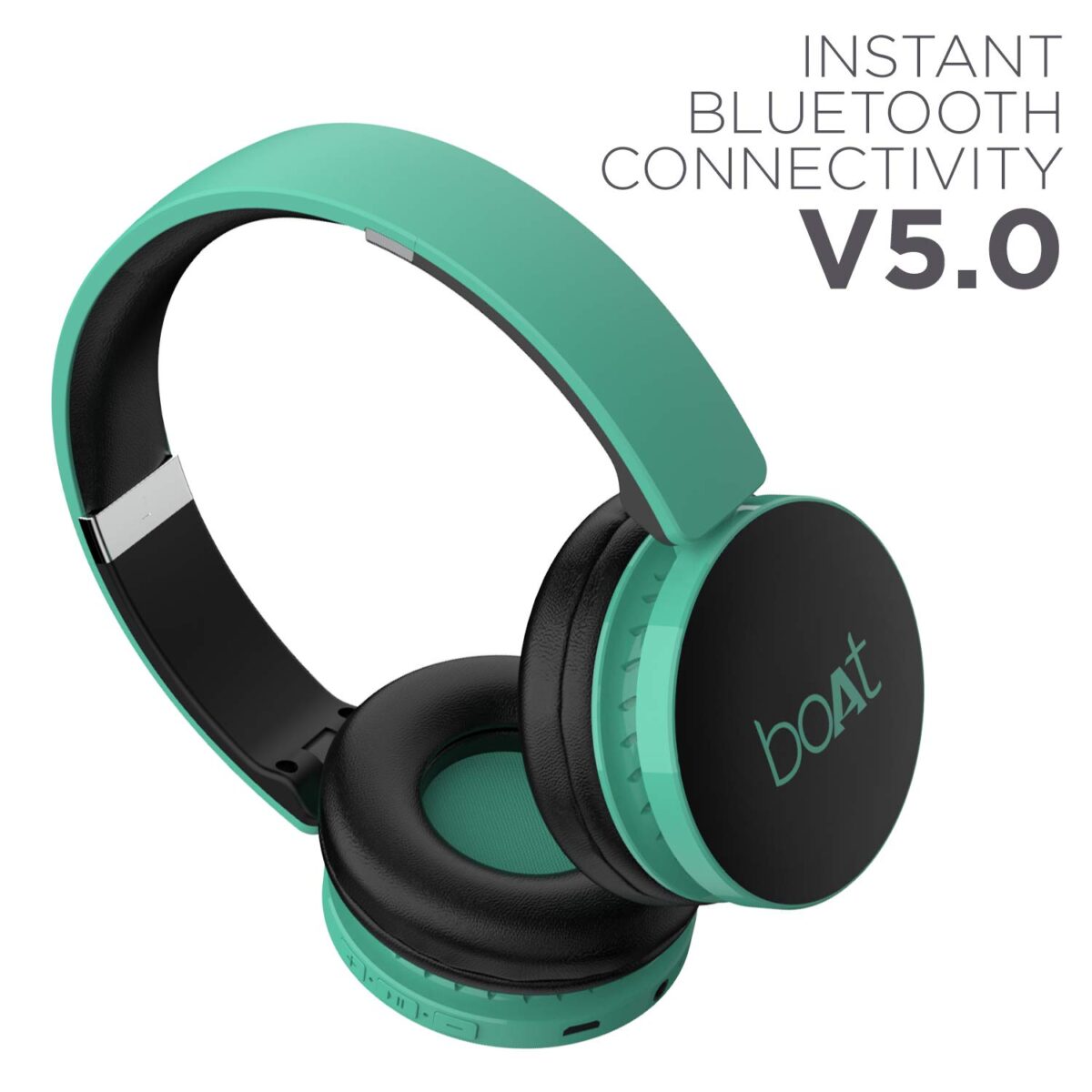 boAt Rockerz 370 Wireless Headphone(Gregarious Green) - Image 3
