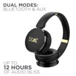 boAt Rockerz 370 Wireless Headphone (Buoyant Black) - Image 5