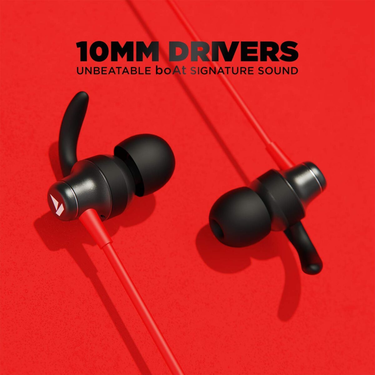 boAt Rockerz 335 Wireless Neckband(Raging Red) - Image 2