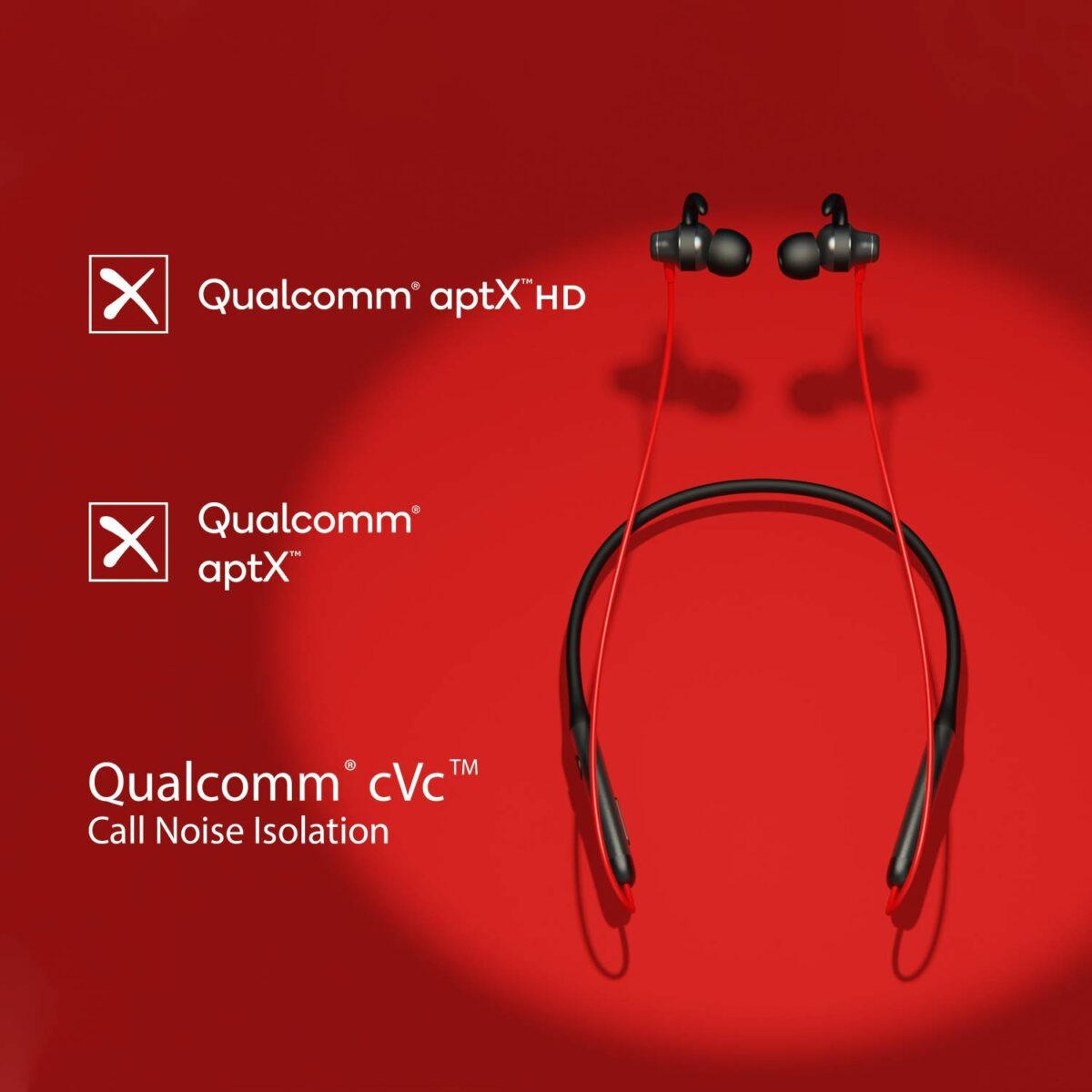 boAt Rockerz 335 Wireless Neckband(Raging Red) - Image 6