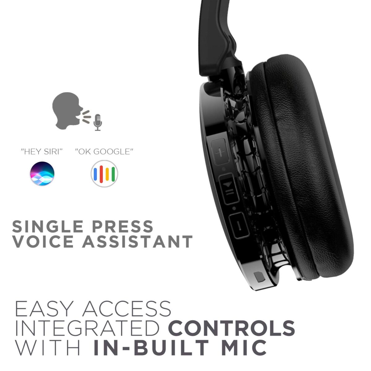 boAt Rockerz 370 Wireless Headphone (Buoyant Black) - Image 2
