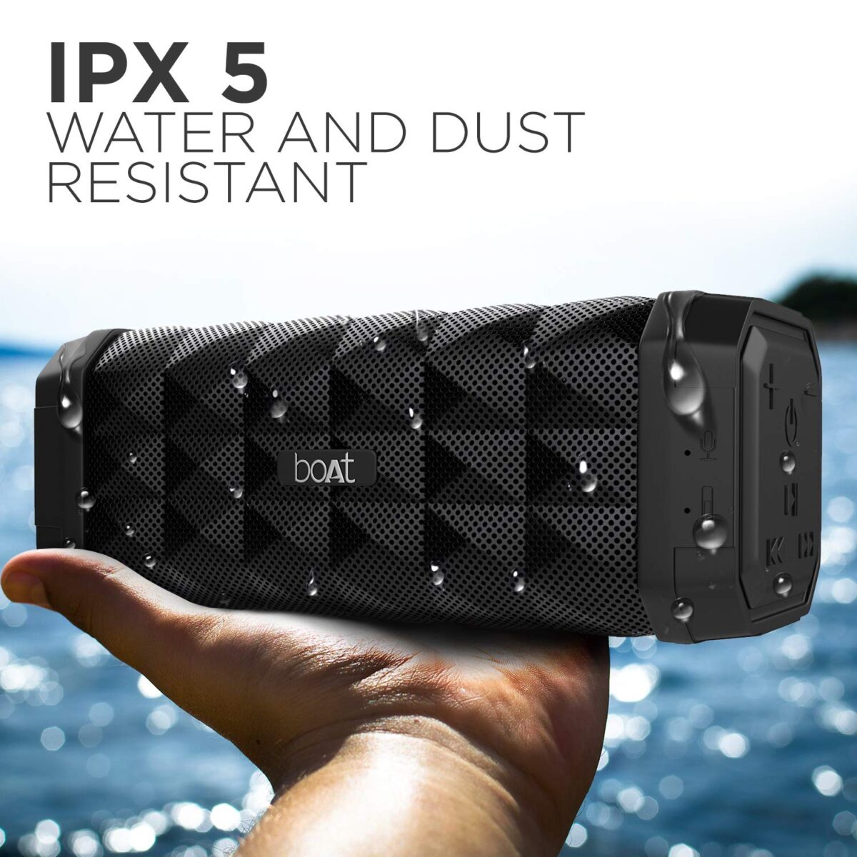 boAt Stone 650R 10W Bluetooth Speaker (Charcoal Black) - Image 6