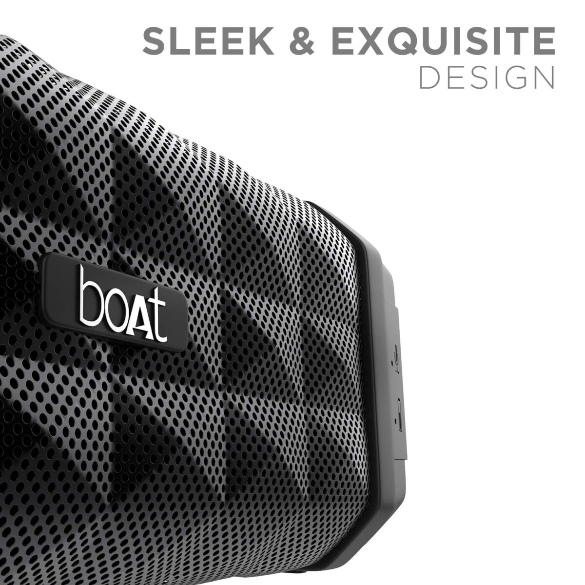 boAt Stone 650R 10W Bluetooth Speaker (Charcoal Black) - Image 4