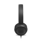 JBL Tune 500 Wired On Ear Headphone (Black) - Image 3