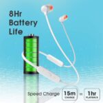 JBL Tune 115BT in-Ear Wireless Headphones (White) - Image 5