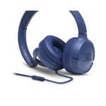 JBL Tune 500 Wired On Ear Headphone (Blue) - Image 2