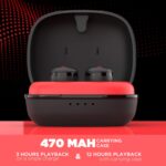 boAt Airdopes 201 Bluetooth Truly Wireless Earbuds with Mic(Raging Red) - Image 2