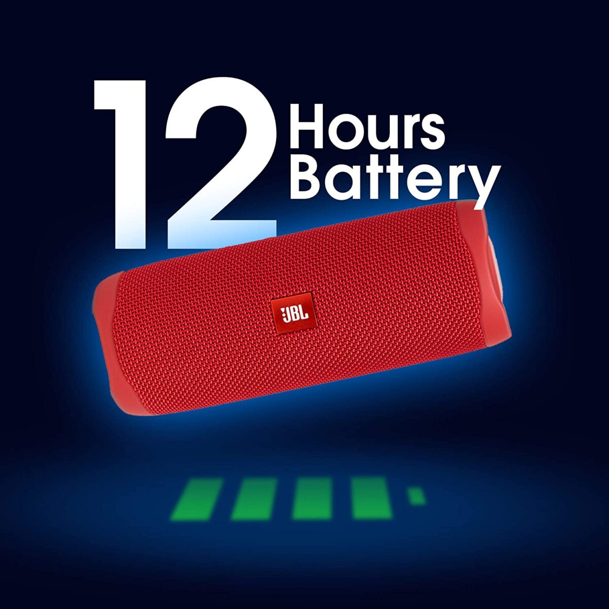 JBL Flip 5 Wireless Portable Bluetooth Speaker (Red) - Image 5
