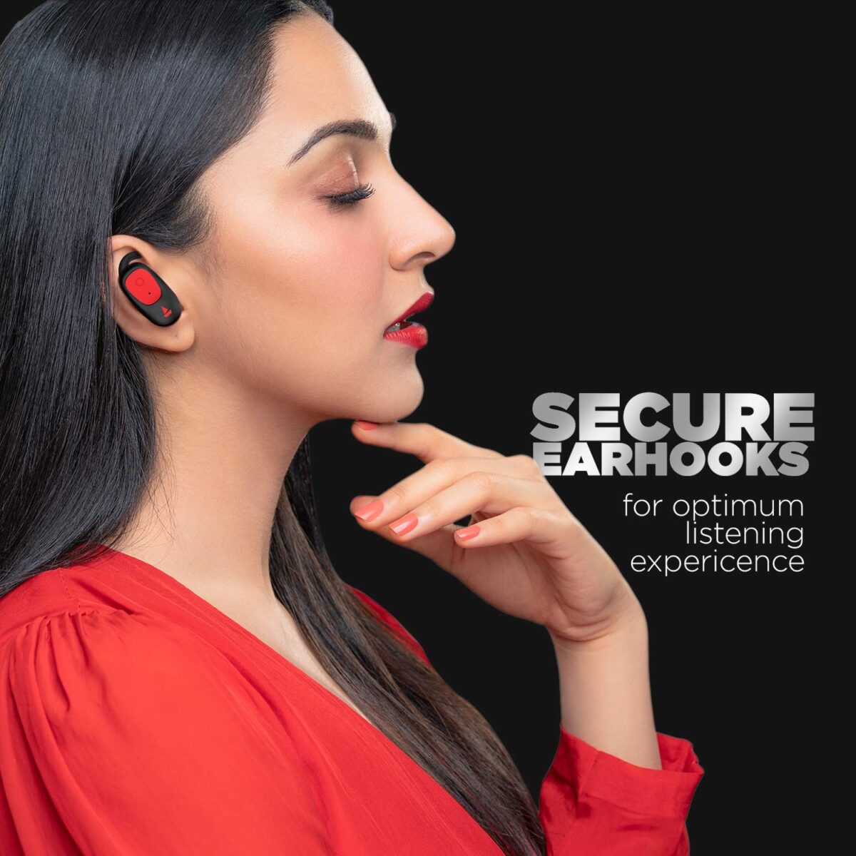boAt Airdopes 201 Bluetooth Truly Wireless Earbuds with Mic(Raging Red) - Image 7