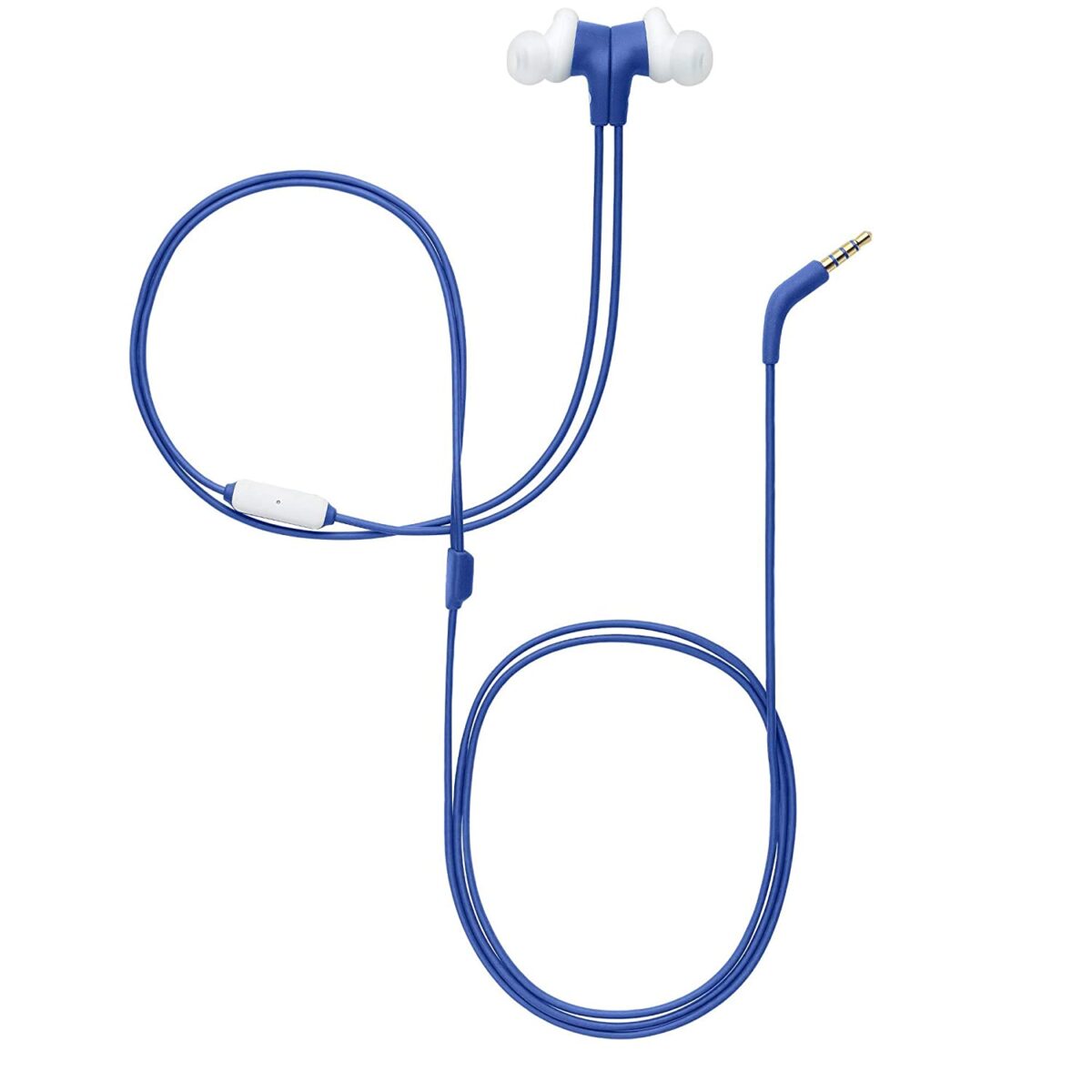 JBL Endurance Run, Sports in Ear Wired Earphones (Blue) - Image 2