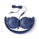 JBL Tune 500 Wired On Ear Headphone (Blue) - Image 4