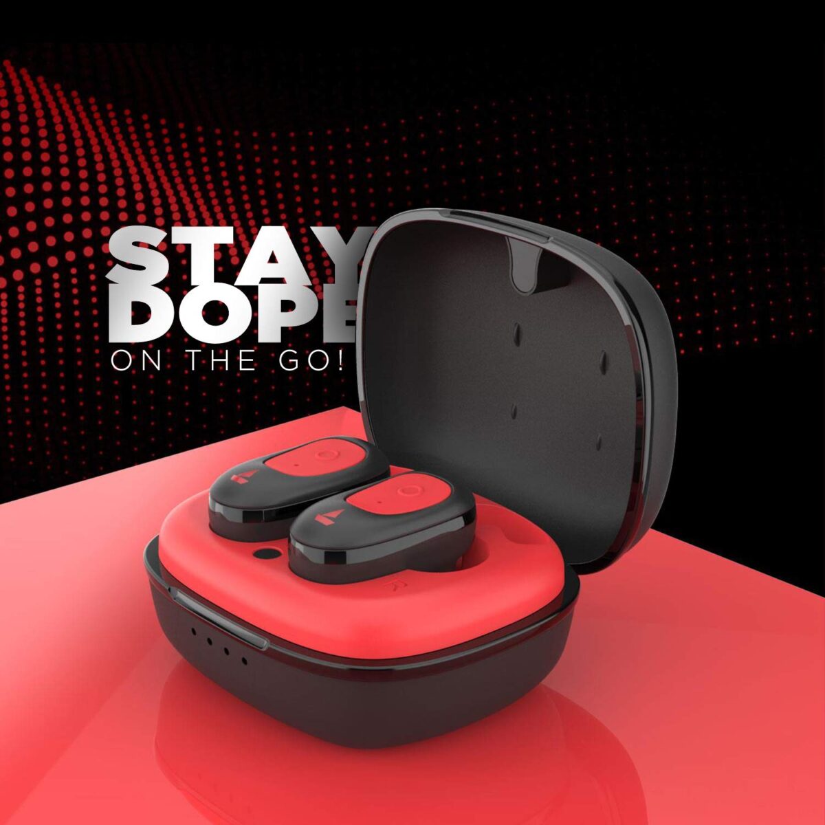 boAt Airdopes 201 Bluetooth Truly Wireless Earbuds with Mic(Raging Red) - Image 3