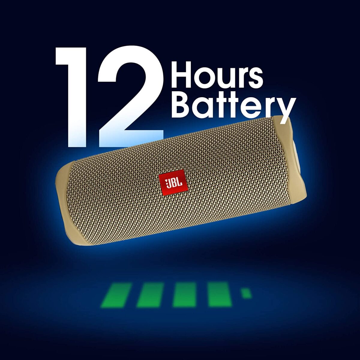 JBL Flip 5 Wireless Portable Bluetooth Speaker (Sand) - Image 2