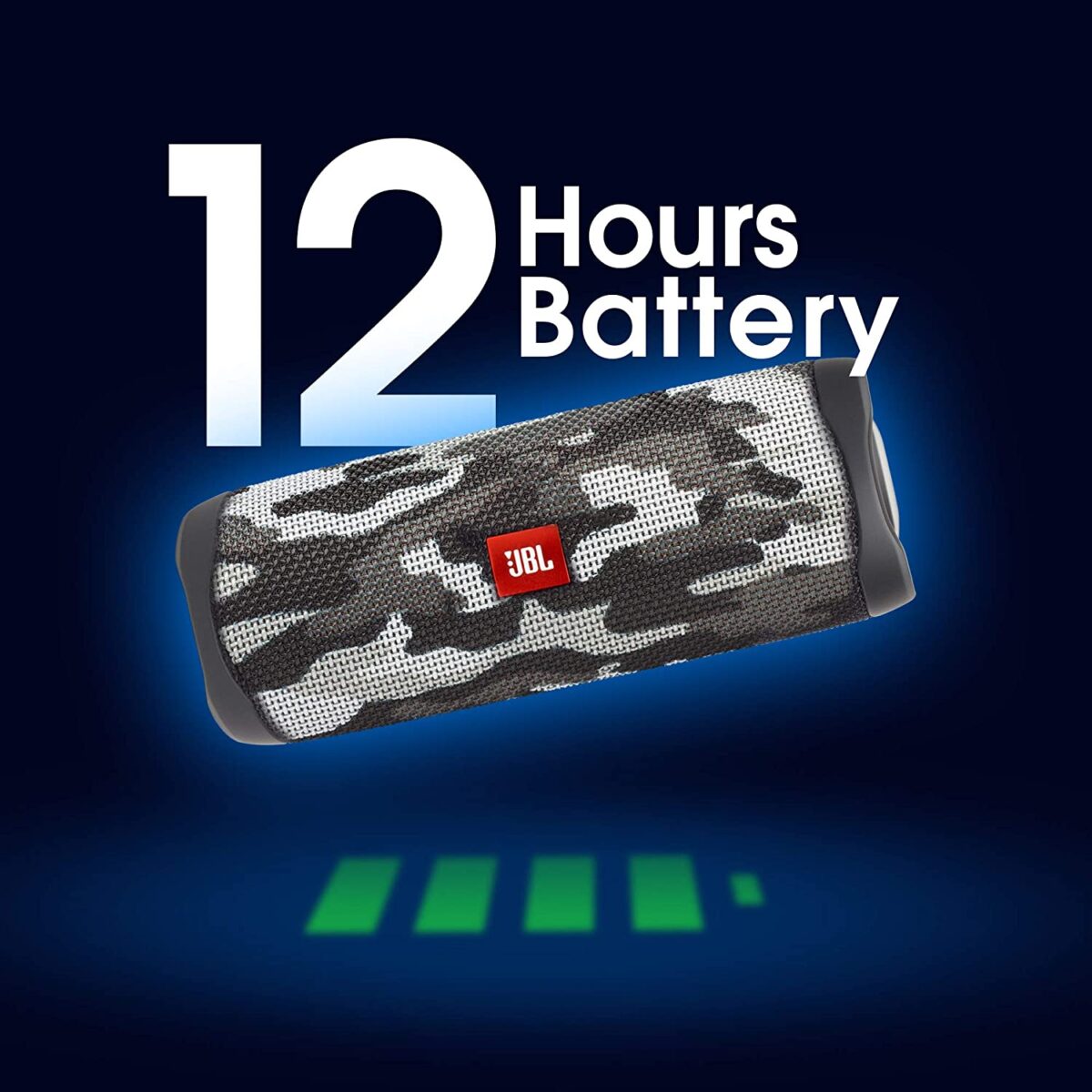 JBL Flip 5 Wireless Portable Bluetooth Speaker (Camo) - Image 4