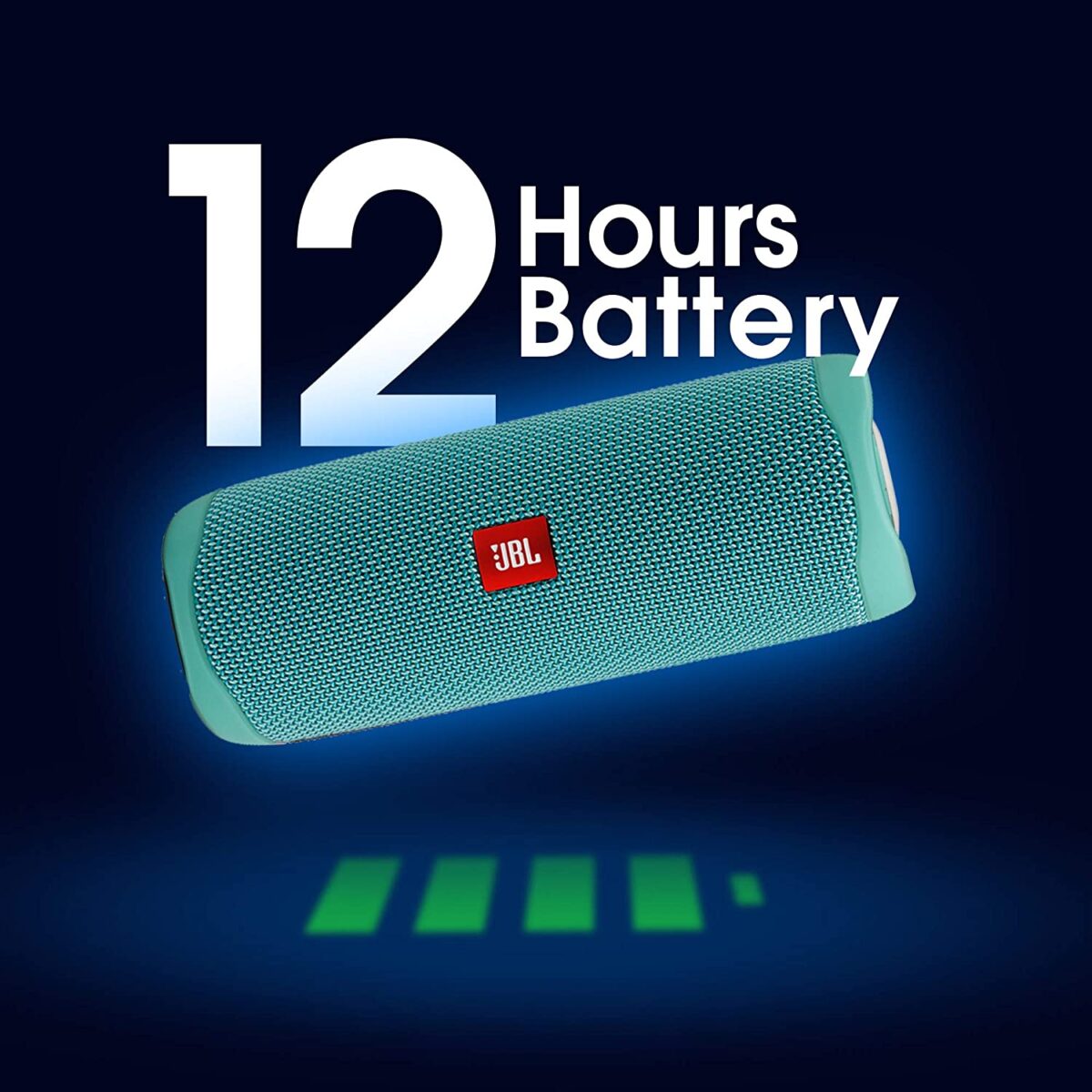JBL Flip 5 Wireless Portable Bluetooth Speaker (Teal) - Image 5