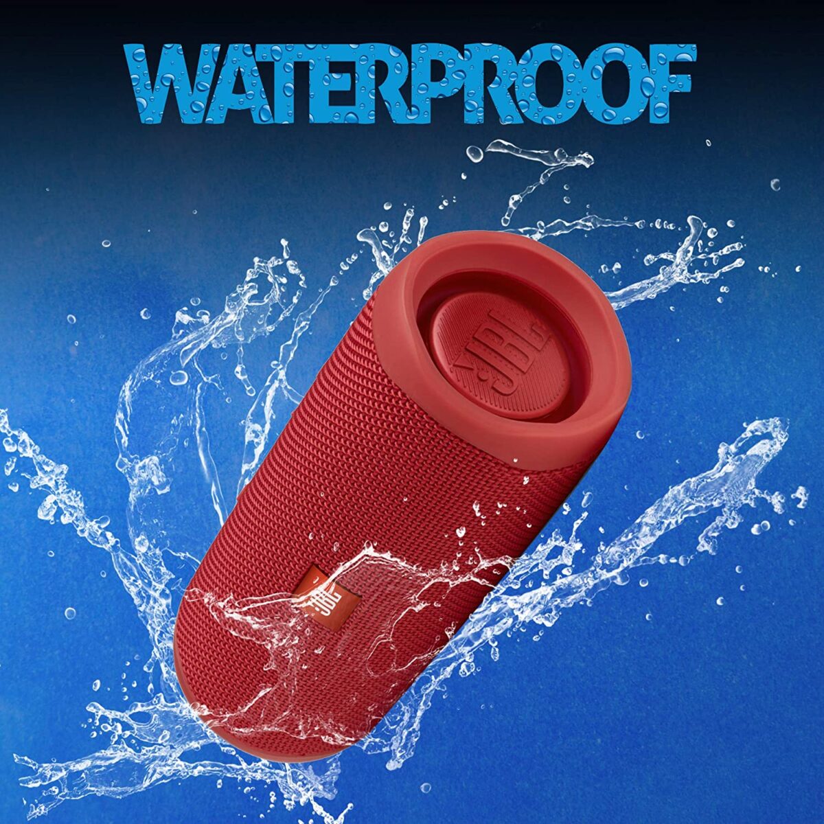 JBL Flip 5 Wireless Portable Bluetooth Speaker (Red) - Image 4
