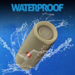 JBL Flip 5 Wireless Portable Bluetooth Speaker (Sand) - Image 5